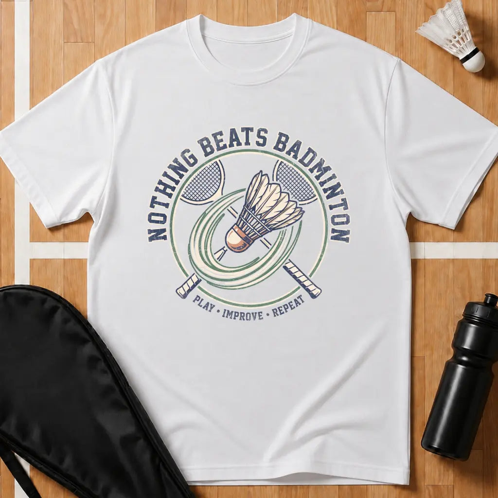 Nothing Beats Badminton T-Shirt