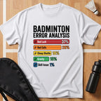 Badminton Foutanalyse T-shirt