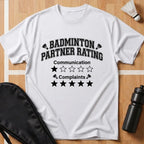 Badminton Partner Rating T-Shirt