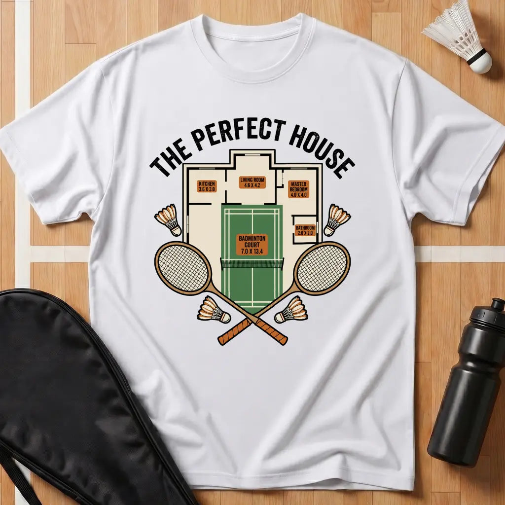 The Perfect House Badminton T-Shirt