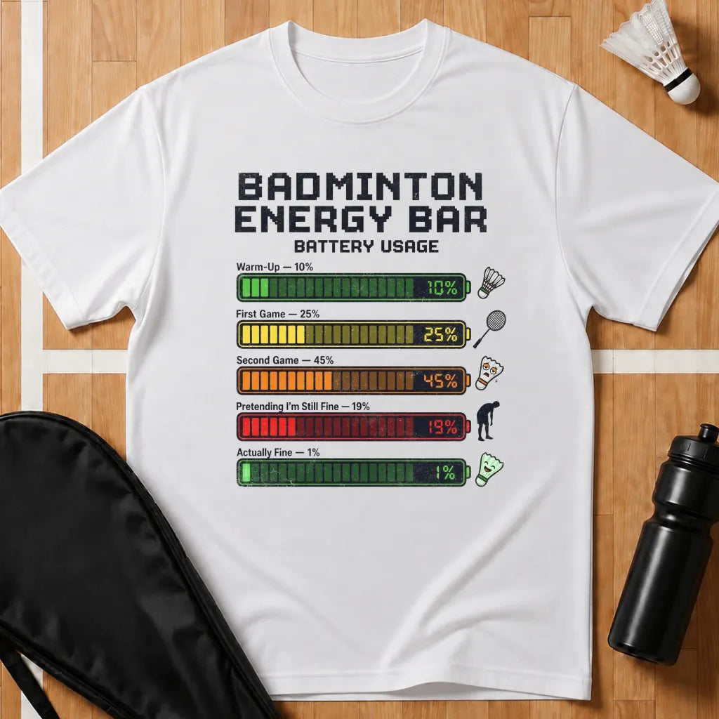 Badminton Energy Bar T-Shirt