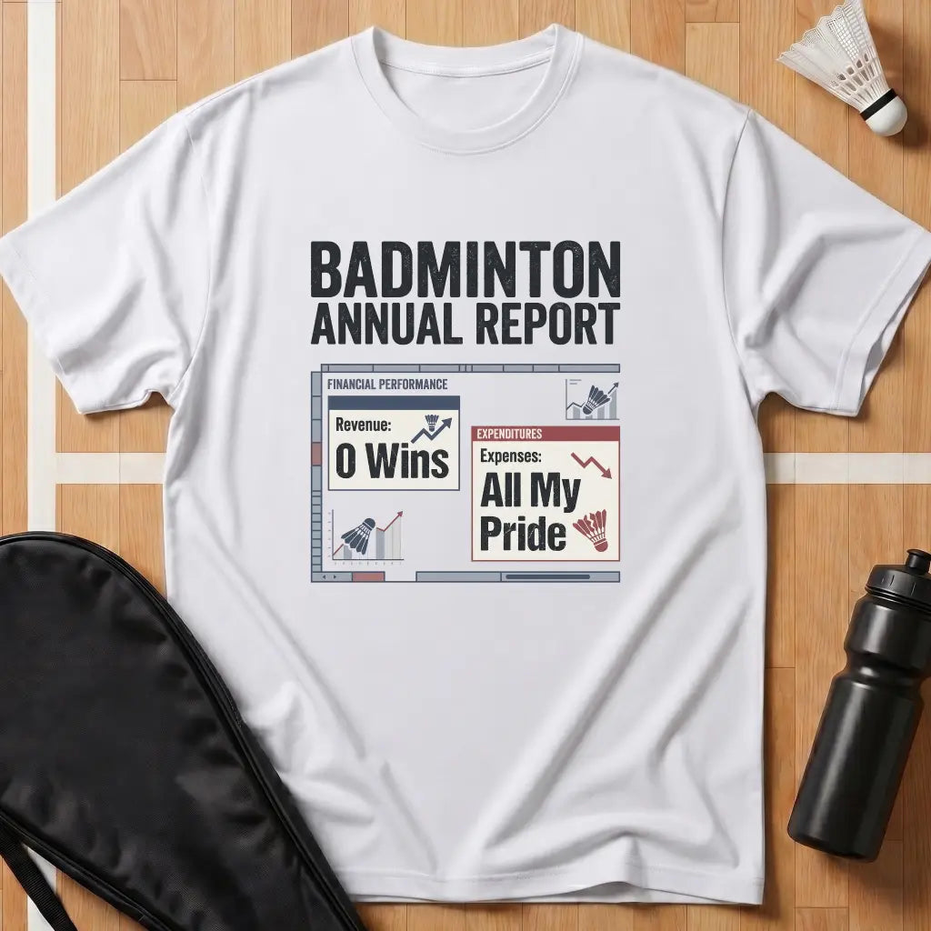 Badminton Annual Report T-Shirt