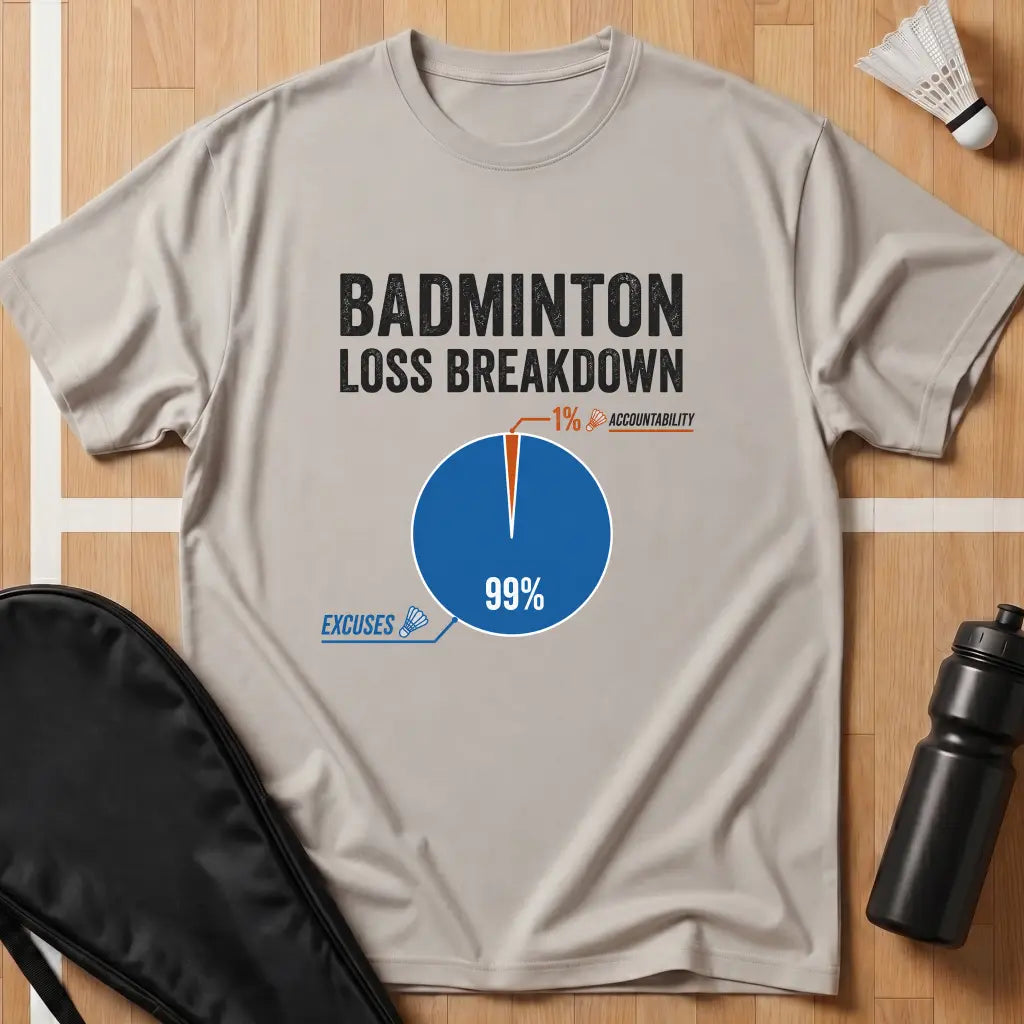 Badminton Loss Breakdown T-Shirt