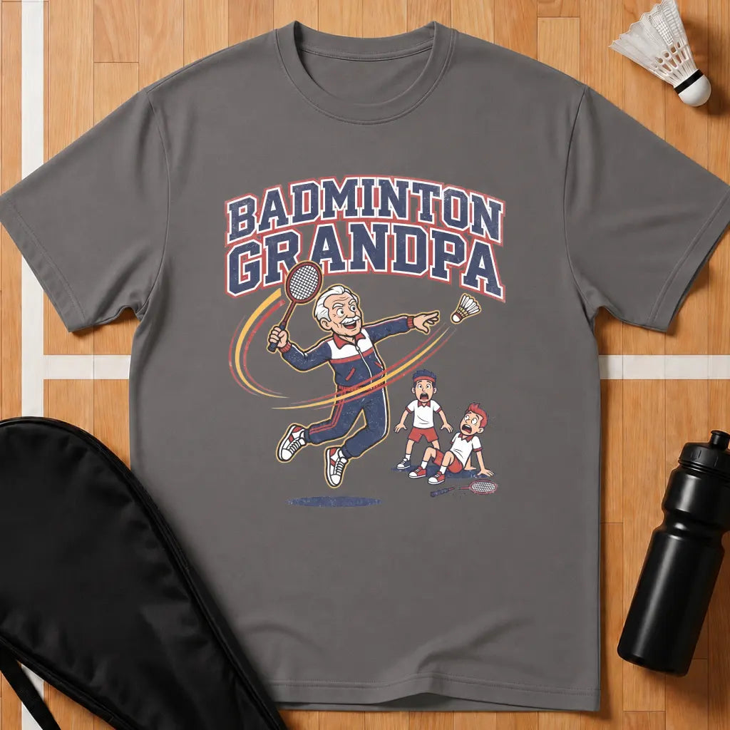 Badminton Grandpa T-Shirt