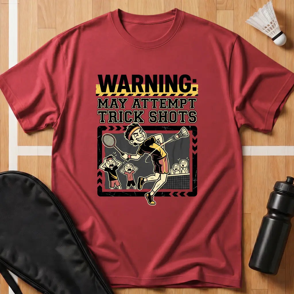 Warning Trick Shots T-Shirt