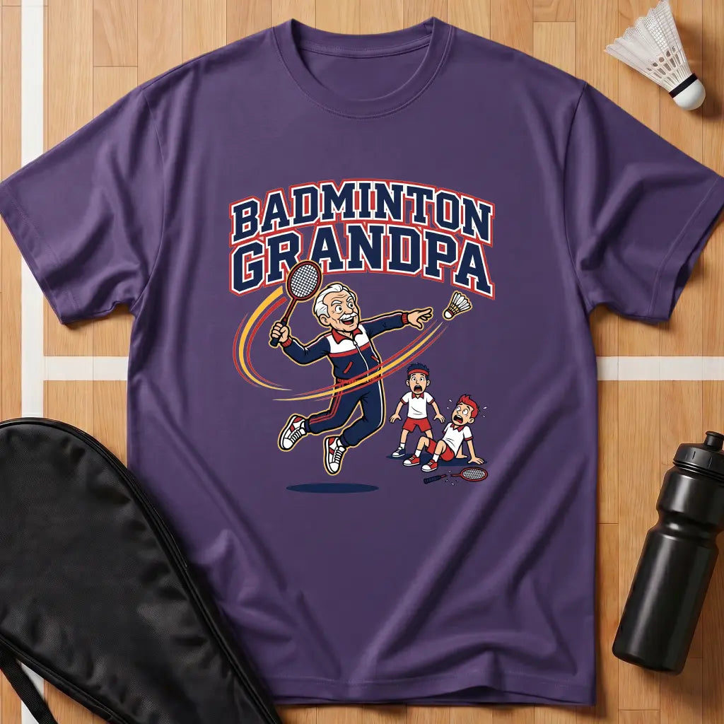 Badminton Grandpa T-Shirt