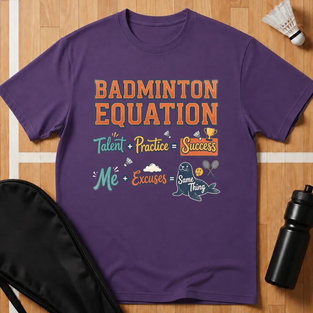 Badminton Equation T-Shirt