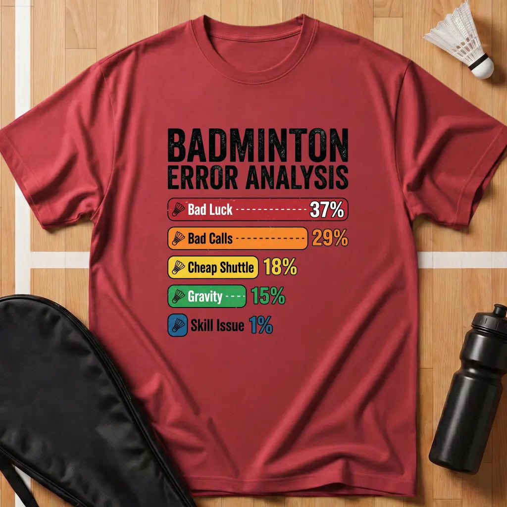 Badminton Foutanalyse T-shirt