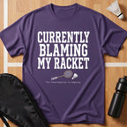 T-shirt 'Ik geef mijn racket de schuld'