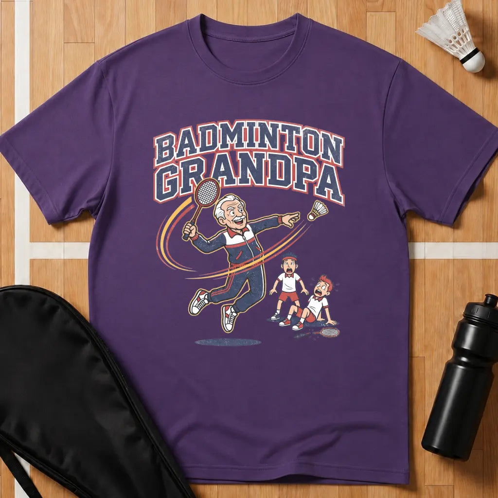 Badminton Grandpa T-Shirt