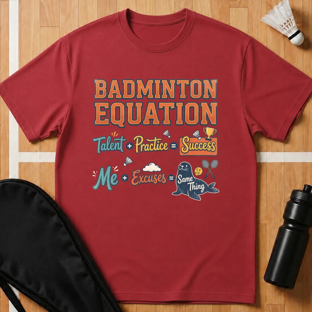 Badminton Equation T-Shirt