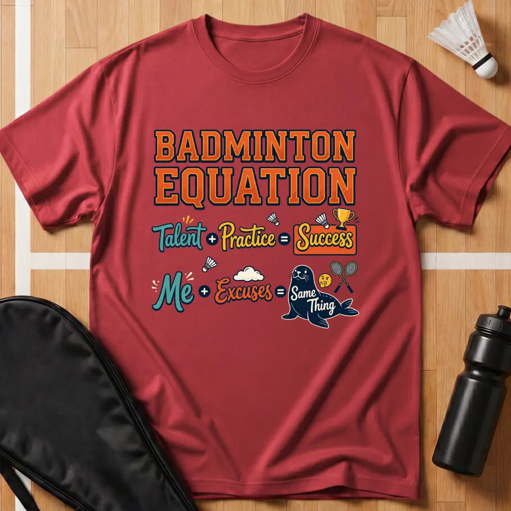 Badminton Equation T-Shirt
