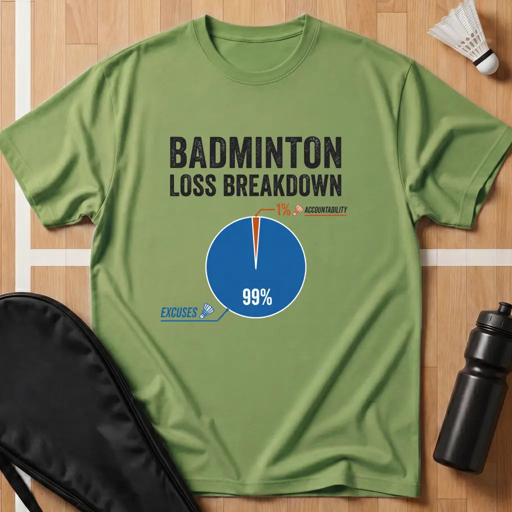Badminton Loss Breakdown T-Shirt