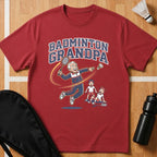 Badminton Grandpa T-Shirt