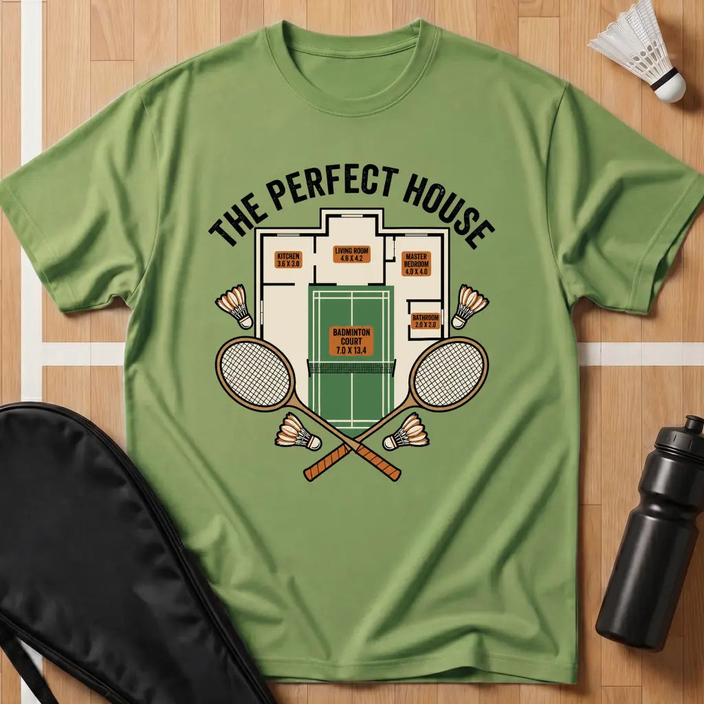 The Perfect House Badminton T-Shirt