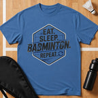 Eat Sleep Badminton Repeat T-Shirt