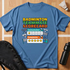 Badminton Teammate Scorecard T-Shirt