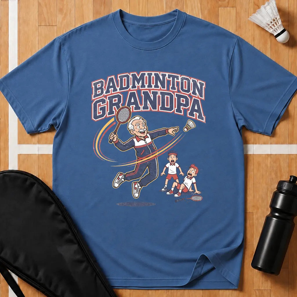 Badminton Grandpa T-Shirt