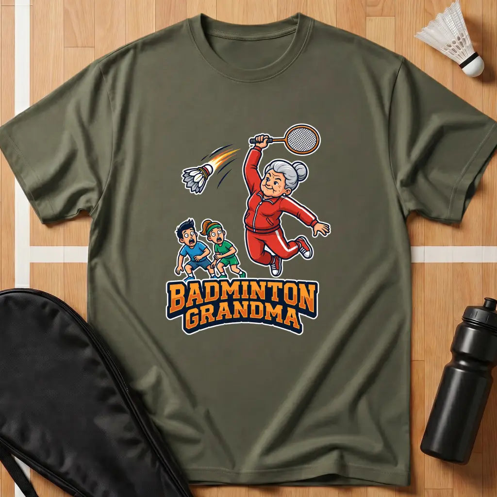 Badminton Grandma T-Shirt