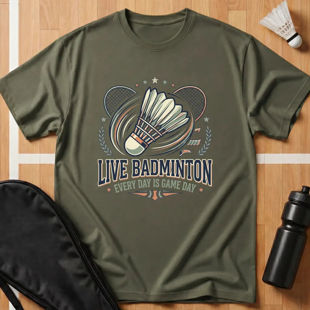 Live Badminton T-Shirt