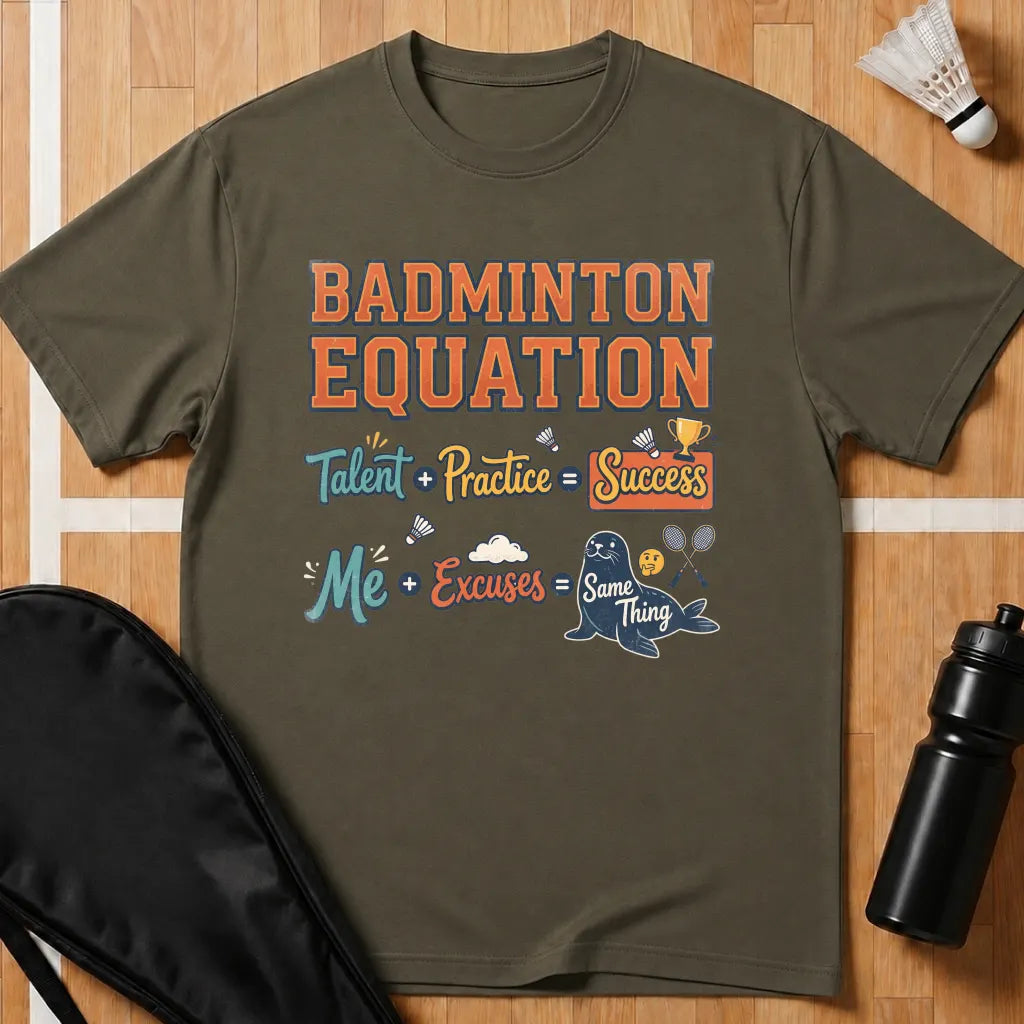 Badminton Equation T-Shirt