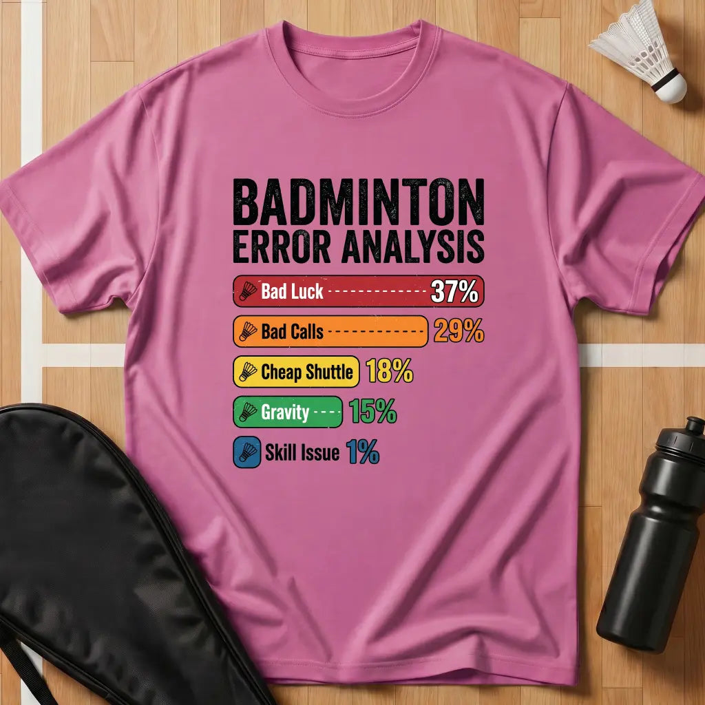 Badminton Foutanalyse T-shirt