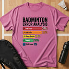 Badminton Foutanalyse T-shirt