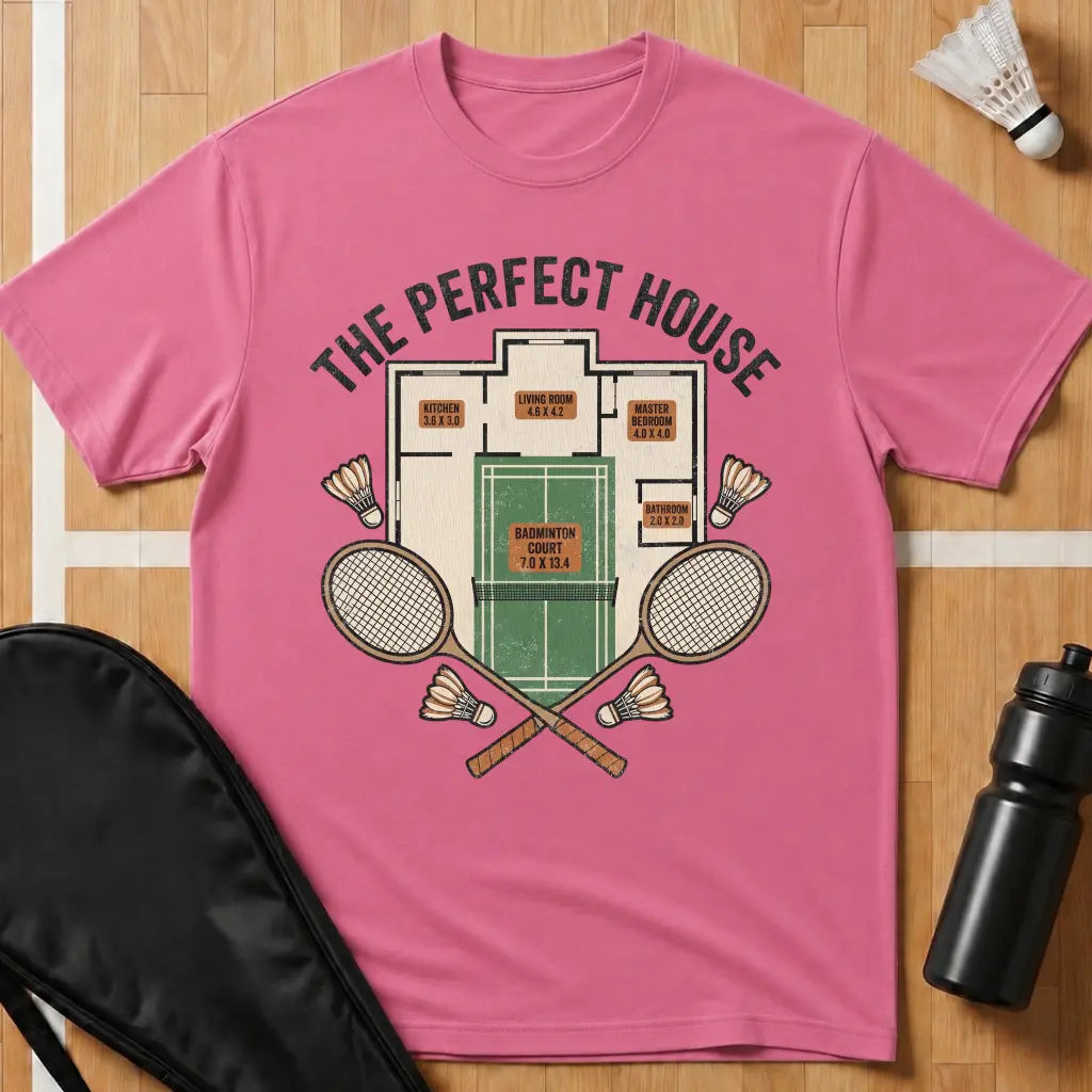 The Perfect House Badminton T-Shirt