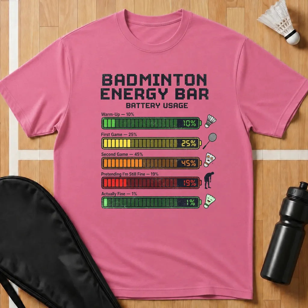 Badminton Energy Bar T-Shirt