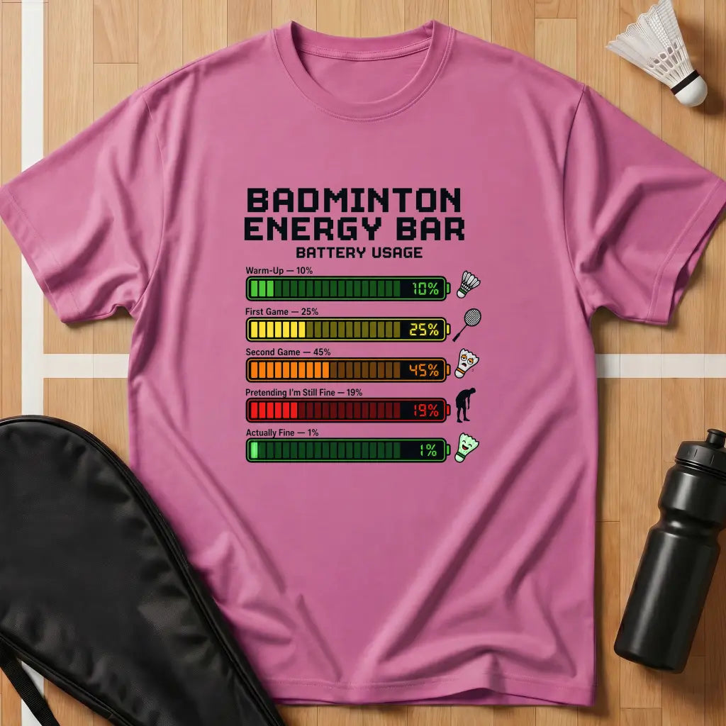 Badminton Energy Bar T-Shirt