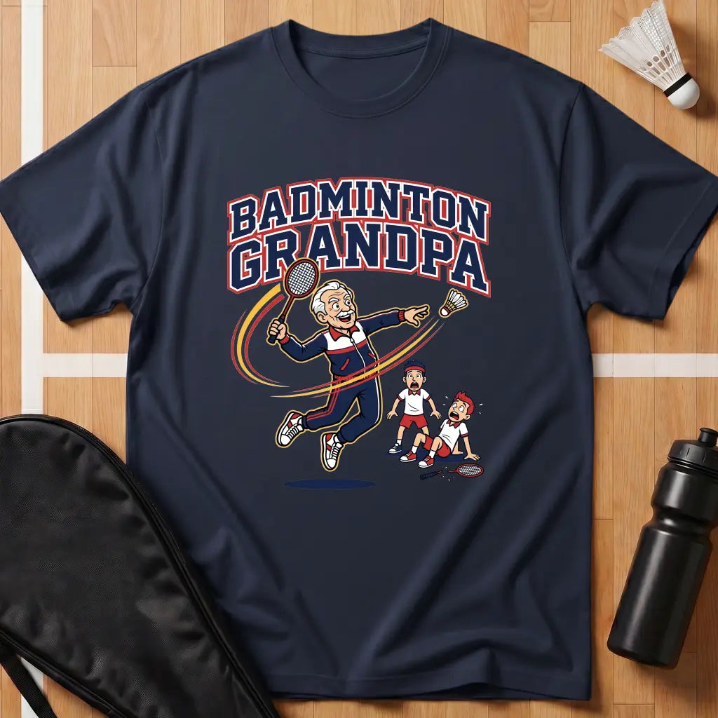 Badminton Grandpa T-Shirt