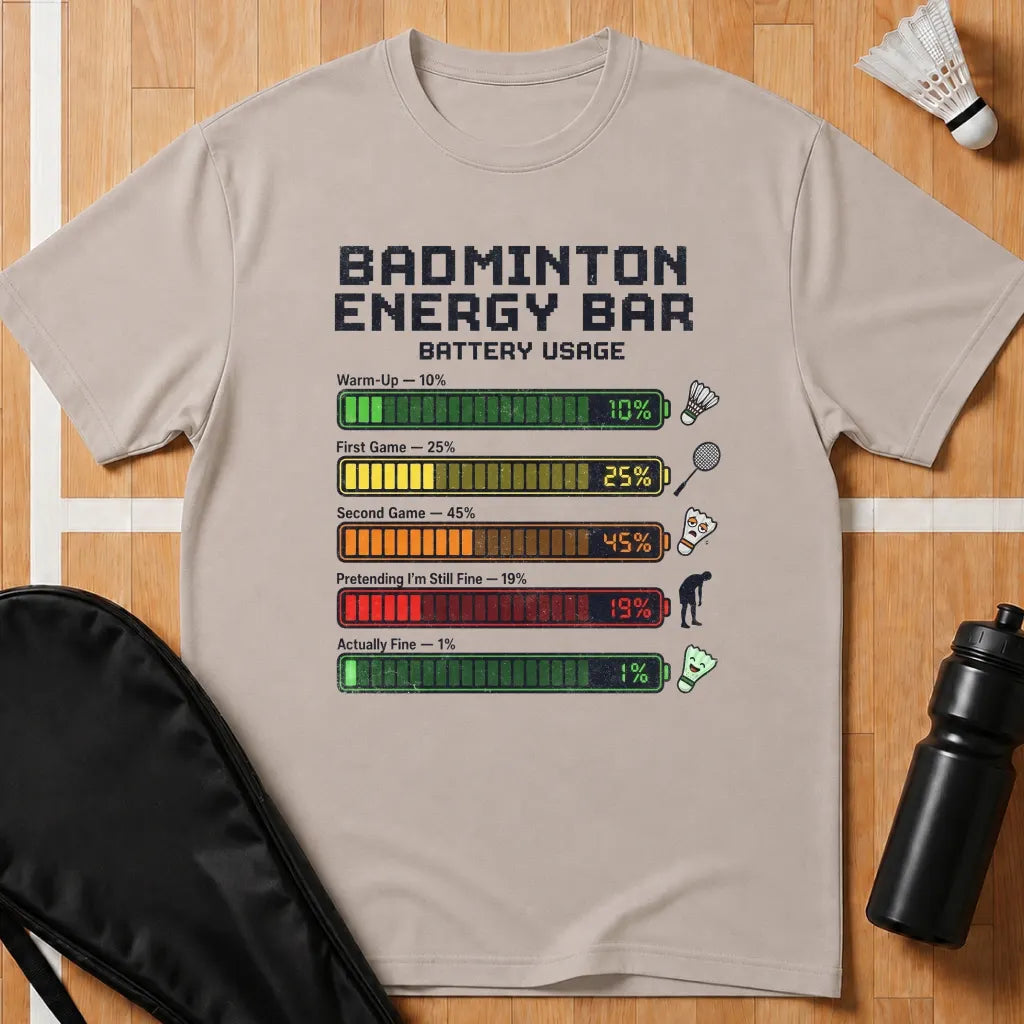 Badminton Energy Bar T-Shirt