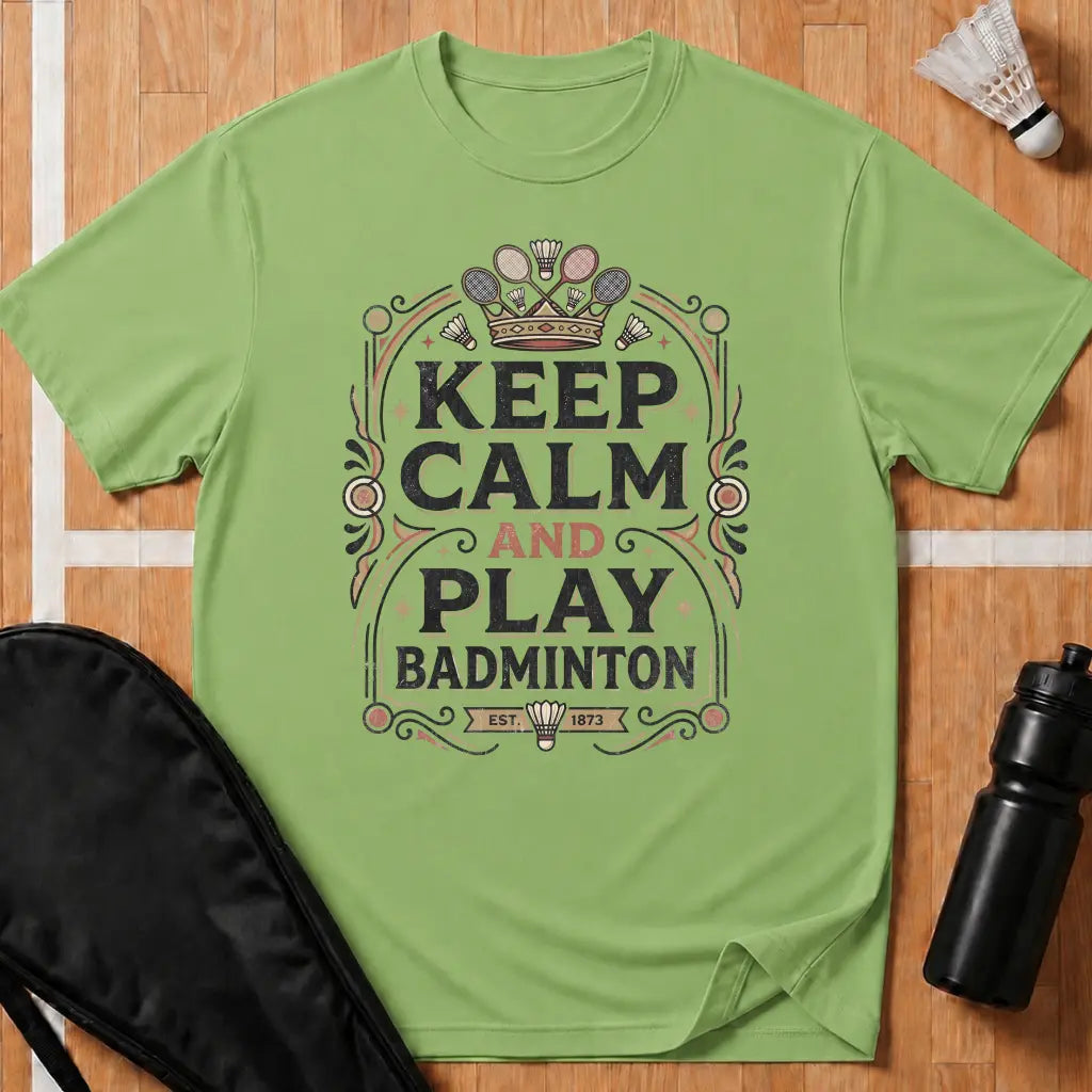 Keep Calm And Play Badminton T-Shirt