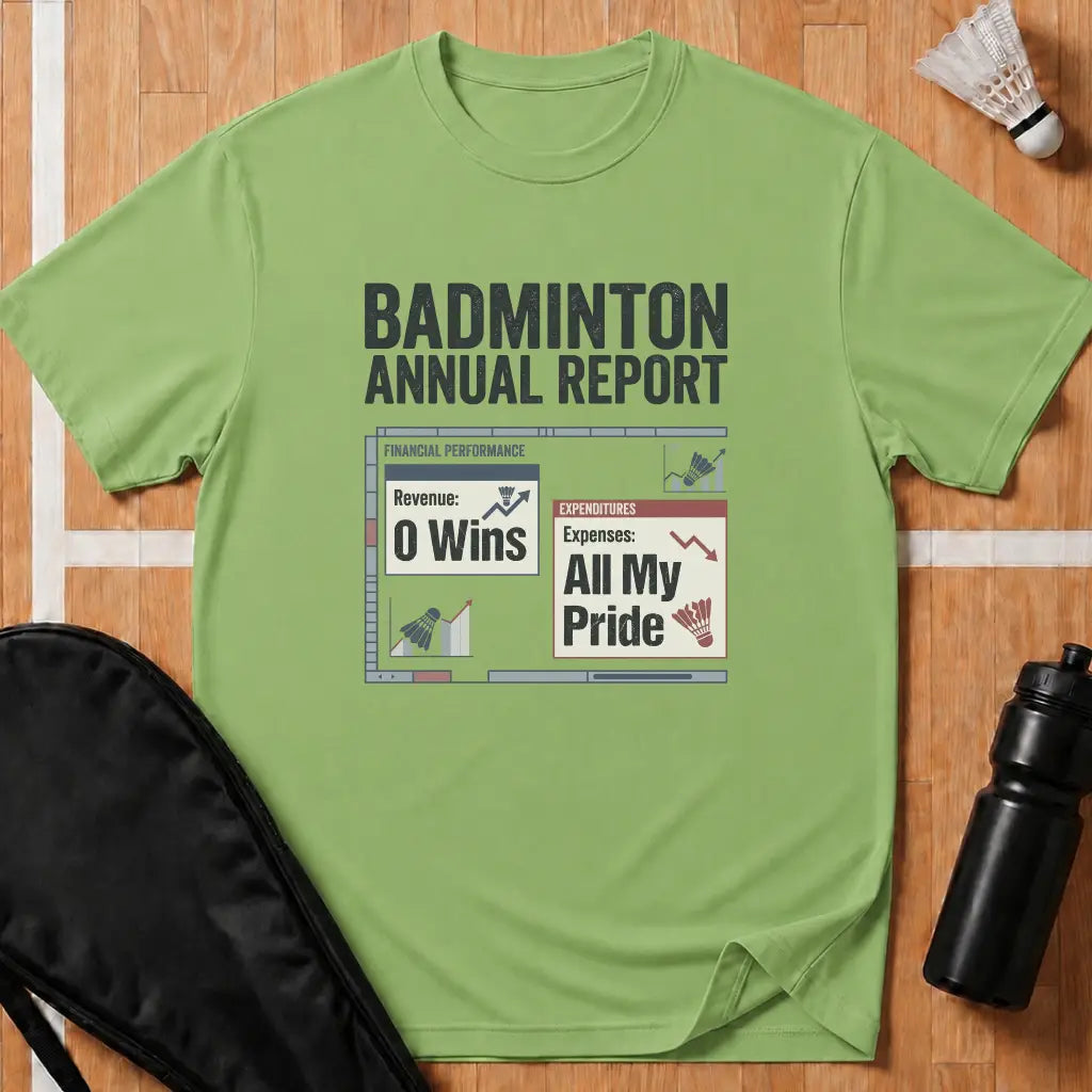 Badminton Annual Report T-Shirt